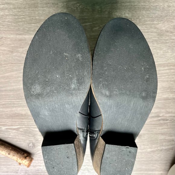 Black studded ankle booties - Picture 5 of 5